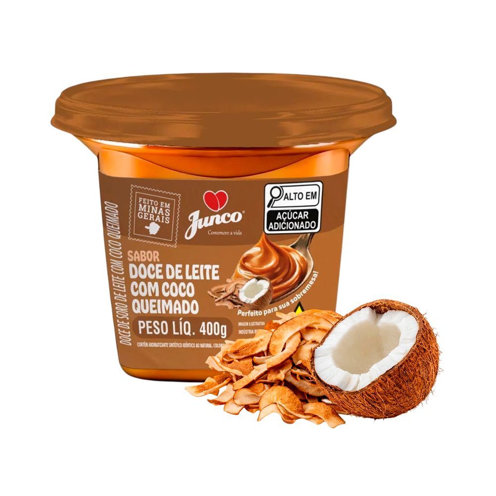 Recheio Junco Doce de Leite com Coco Queimado 400g-3-
